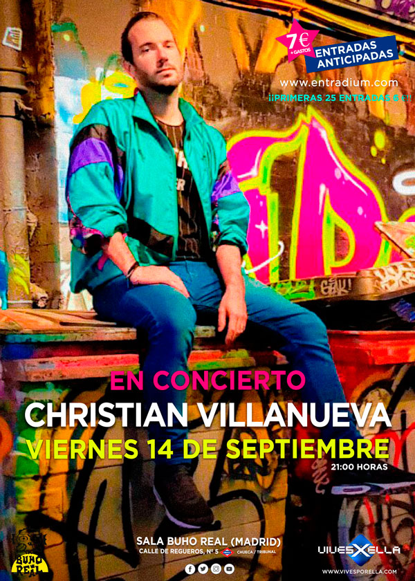 Christian Villanueba en concierto en madrid
